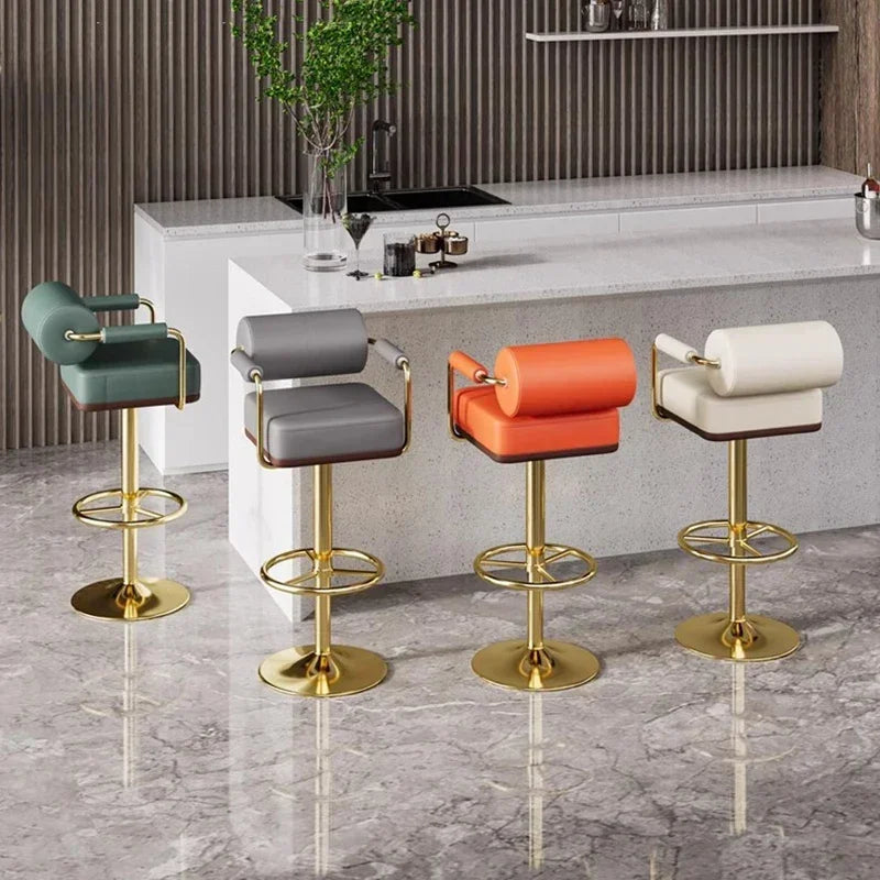 Magnus Velvetcrest - 1 Luxury Nordic Bar Stool