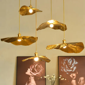 Hamrad Messing Hängande - Luxury Nordic Hammered Brass Pendant Light