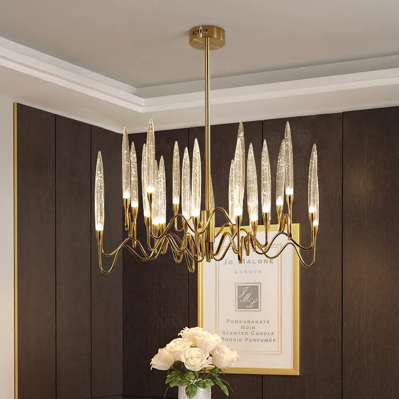 Kristallglans Fjärdeljus - Luxury Nordic Crystal Chandelier