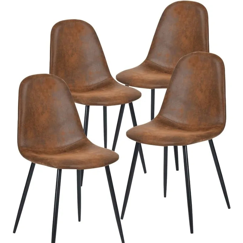 Astrid Hjartstol Veloura - 4 Luxury Nordic Dining Chairs Set