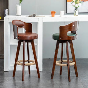 Hrafn Dreifviður Hækistóll - 1 Luxury Nordic Bar Stool