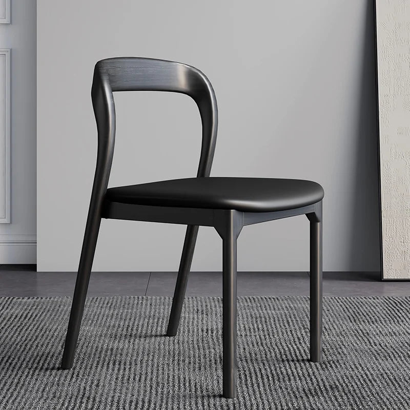 Lyxig Nordanväv Stol - 1 Luxury Nordic Wooden Dining Chair