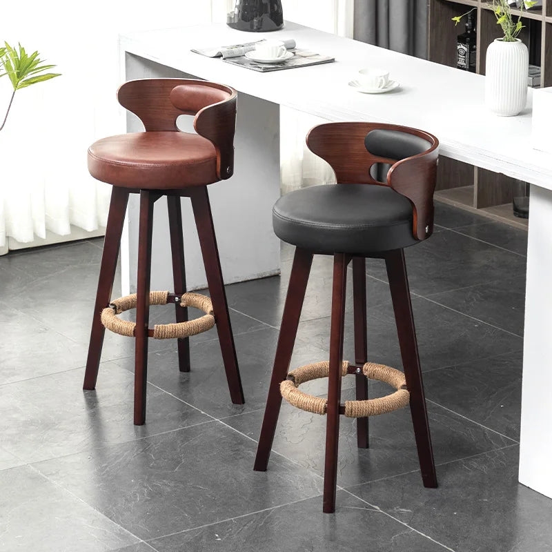 Hrafn Dreifviður Hækistóll - 1 Luxury Nordic Bar Stool