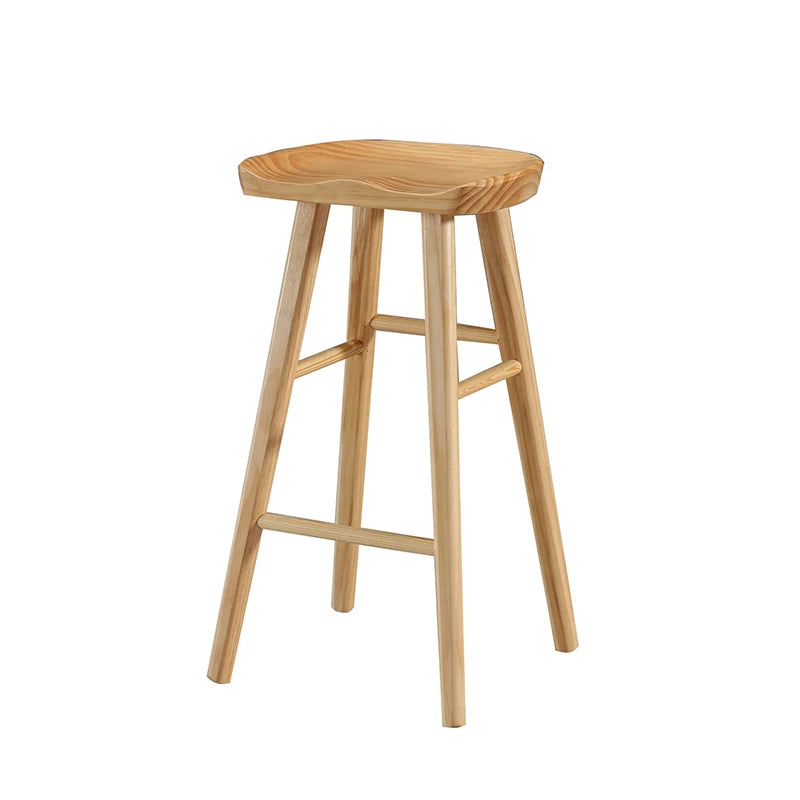 Haldor Tréhækistóll - 1 Luxury Nordic Wood Bar Stool