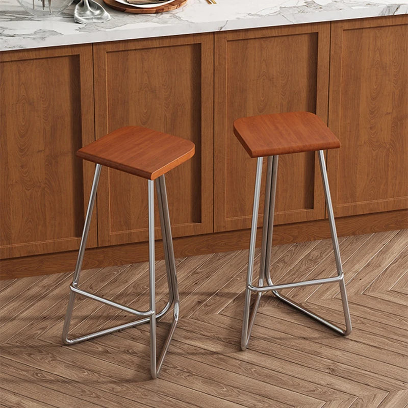 Haldor Timbercrest - 1 Luxury Nordic Wood Bar Stool