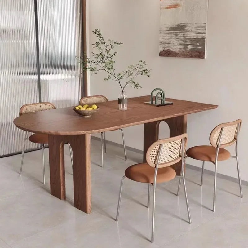 Skogluksus Spisebord - Luxury Nordic Wood Dining Table Set