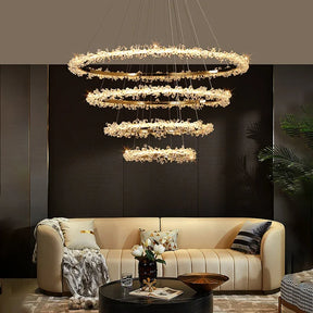 Kristallring Lyxkrona - Luxury Nordic Crystal Ring Chandelier