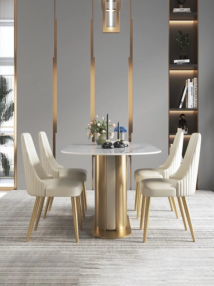 Marmorgull Bord - Luxury Nordic Dining Table Set